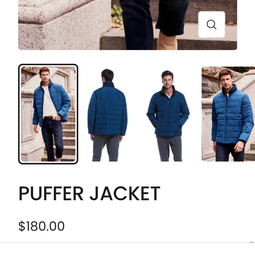 Men's Weatherproof puffer jacket - Picture 6 of 6